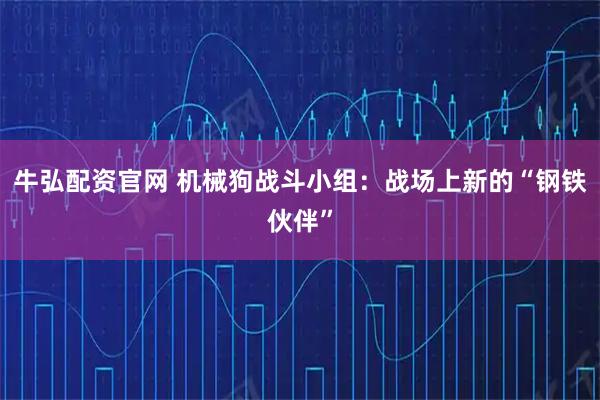 牛弘配资官网 机械狗战斗小组：战场上新的“钢铁伙伴”