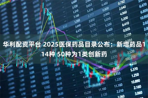 华利配资平台 2025医保药品目录公布：新增药品114种 50种为1类创新药