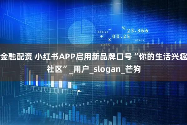 金融配资 小红书APP启用新品牌口号“你的生活兴趣社区”_用户_slogan_芒狗
